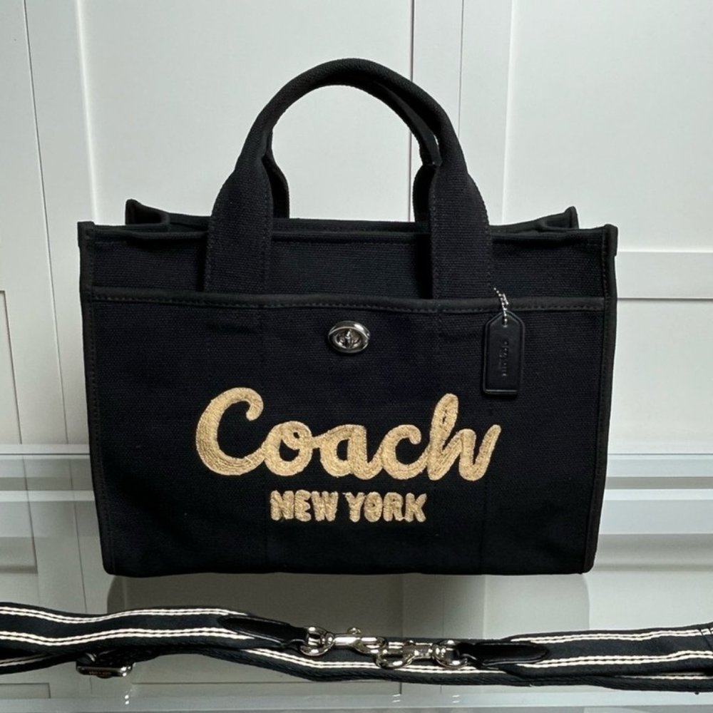 Coach Cargo Tote 26 Black